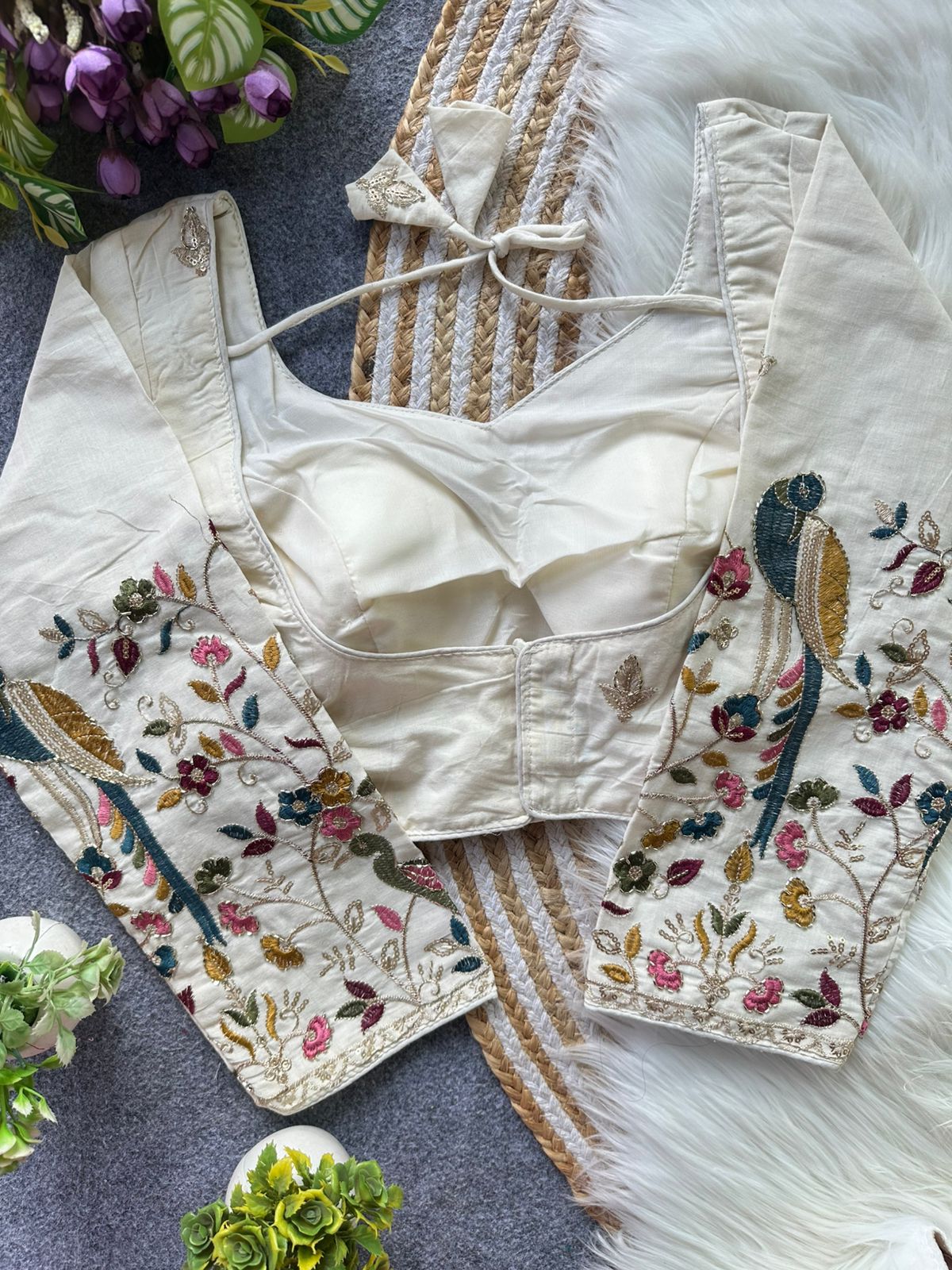 Fab Khadi Pipe Vol 1 Embroidery Fancy Blouse Collection
