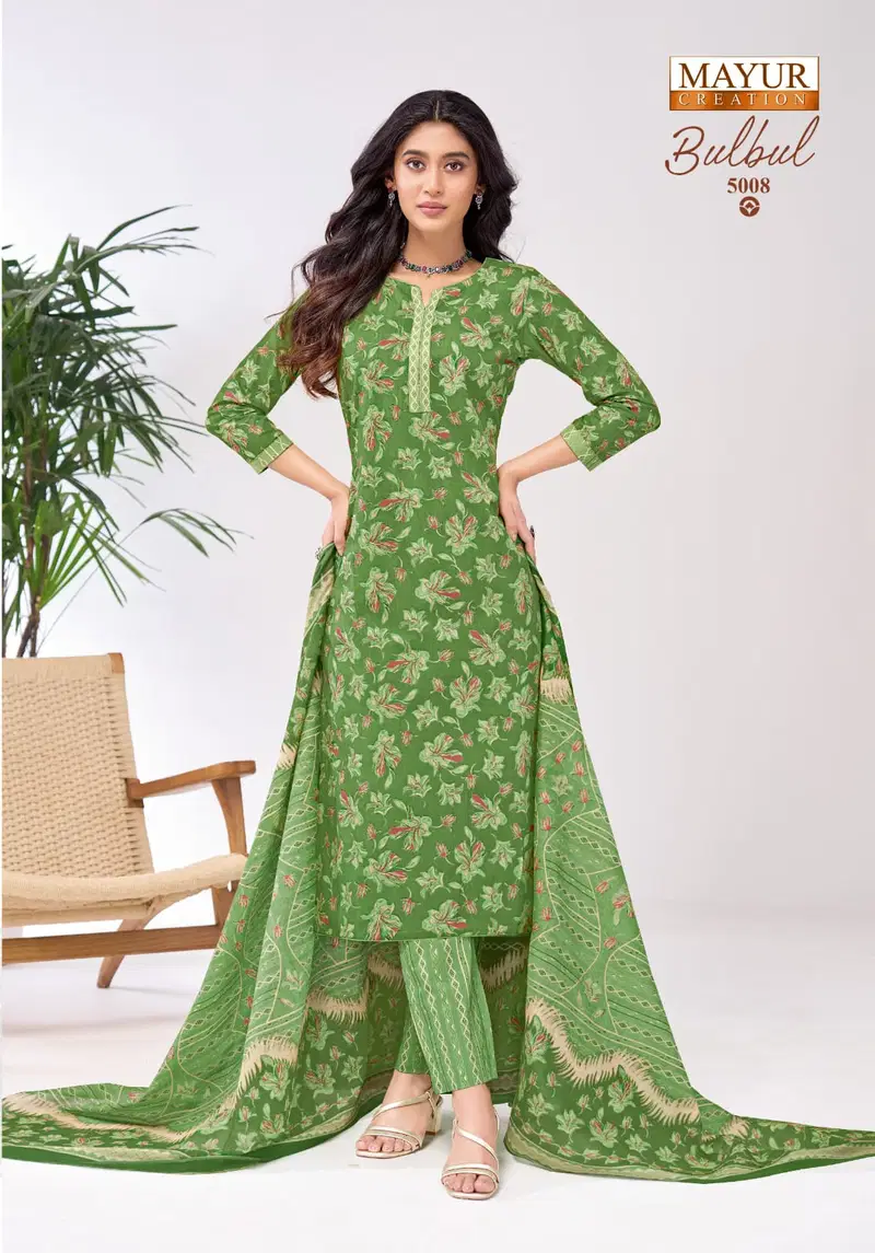 Mayur Bulbul Vol 5 Cotton Printed Fancy Dress Material Collection