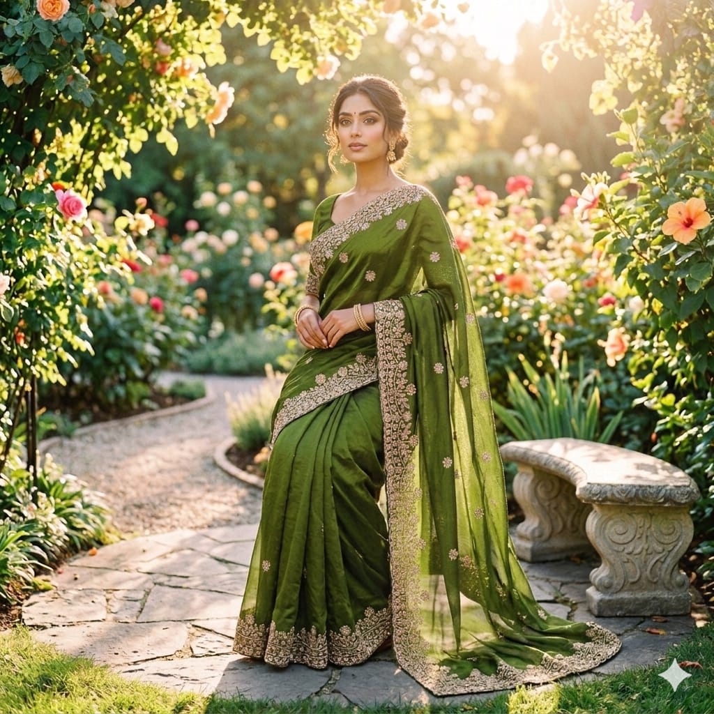 Ds 766 Space Silk Sequence Cutdana Worked Designer Saree Collection