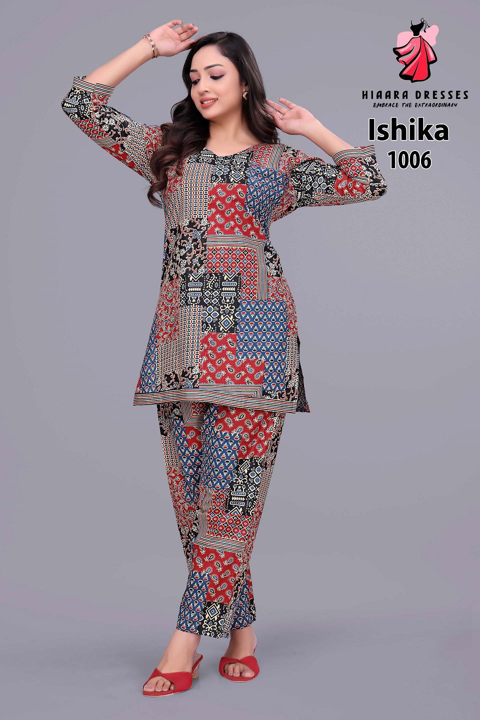 Hiaara Ishika Vol 1 Cotton Printed Fancy Co Ord Set Collection
