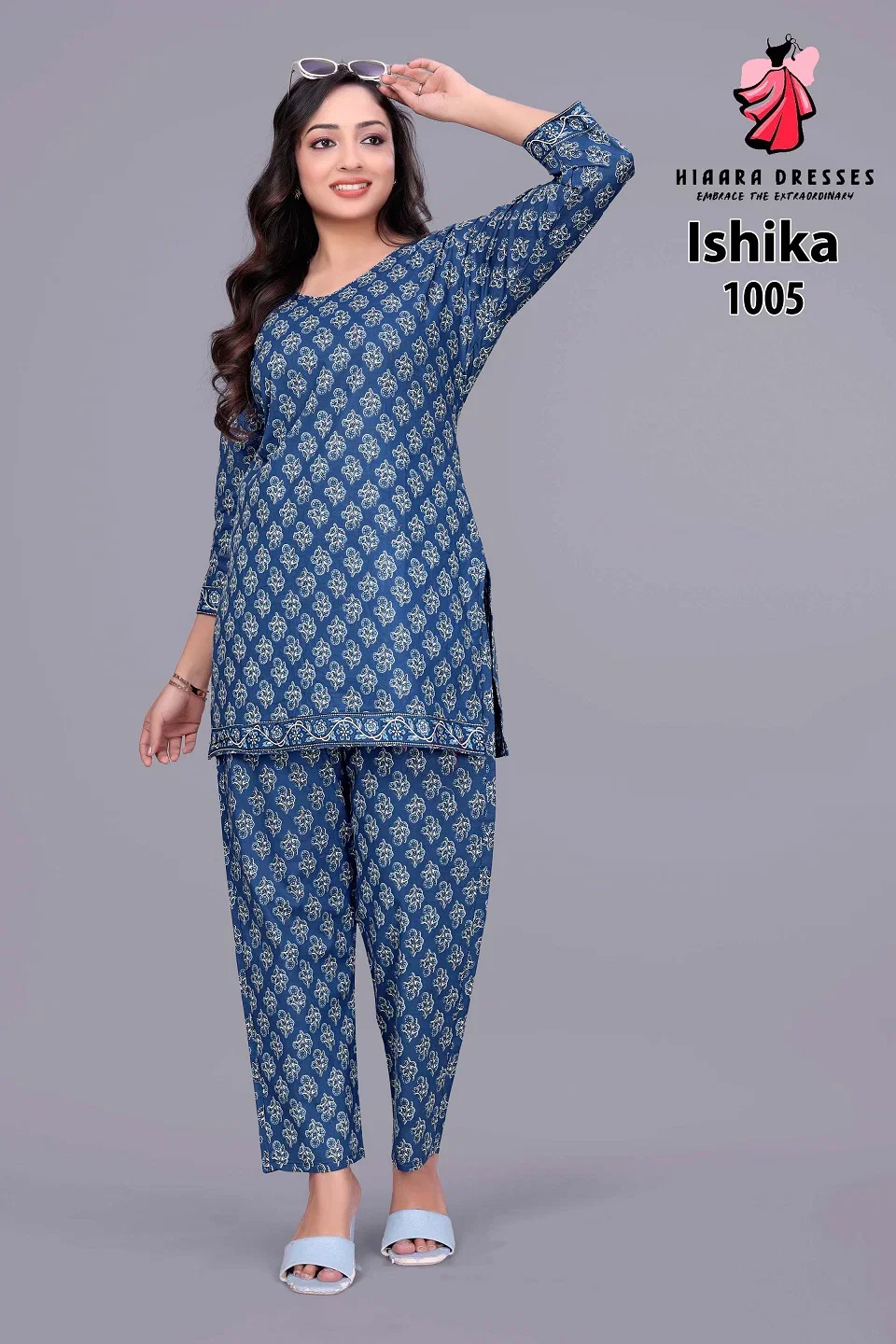 Hiaara Ishika Vol 1 Cotton Printed Fancy Co Ord Set Collection
