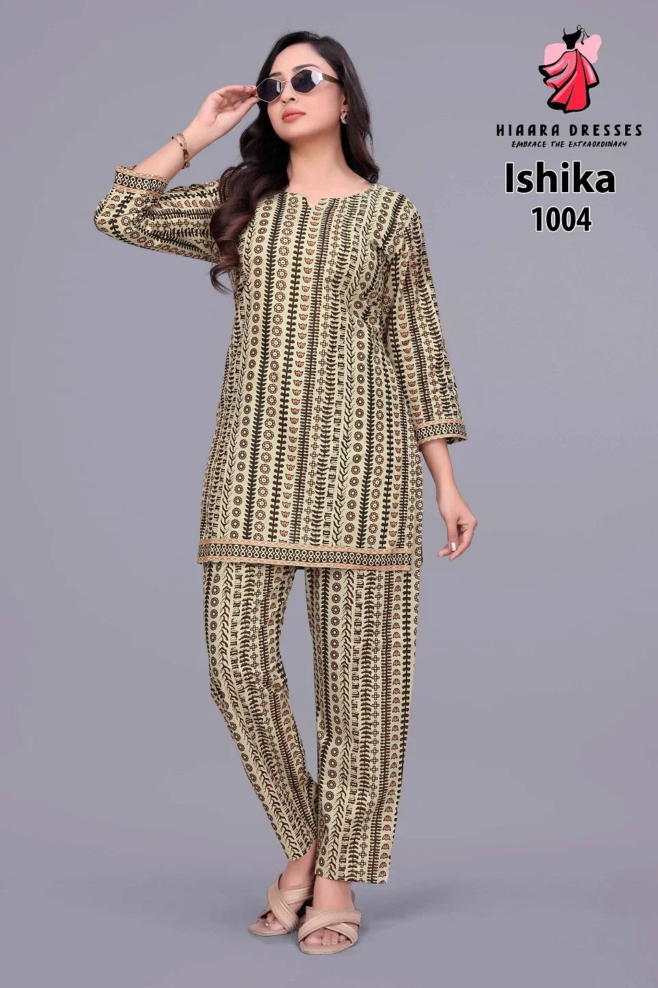 Hiaara Ishika Vol 1 Cotton Printed Fancy Co Ord Set Collection