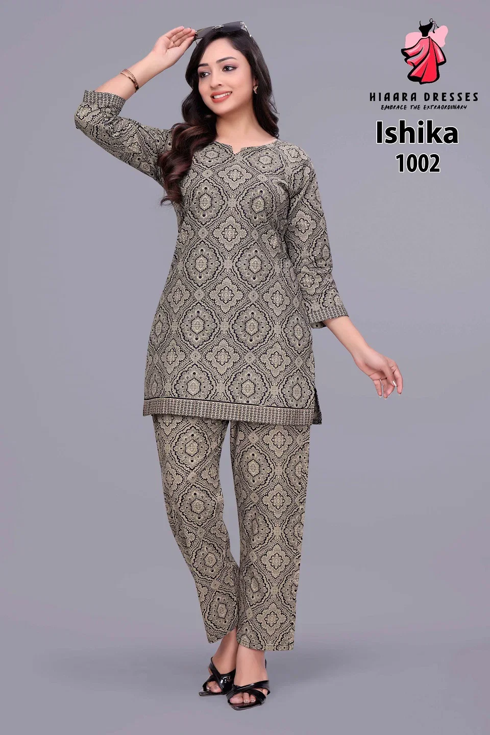 Hiaara Ishika Vol 1 Cotton Printed Fancy Co Ord Set Collection