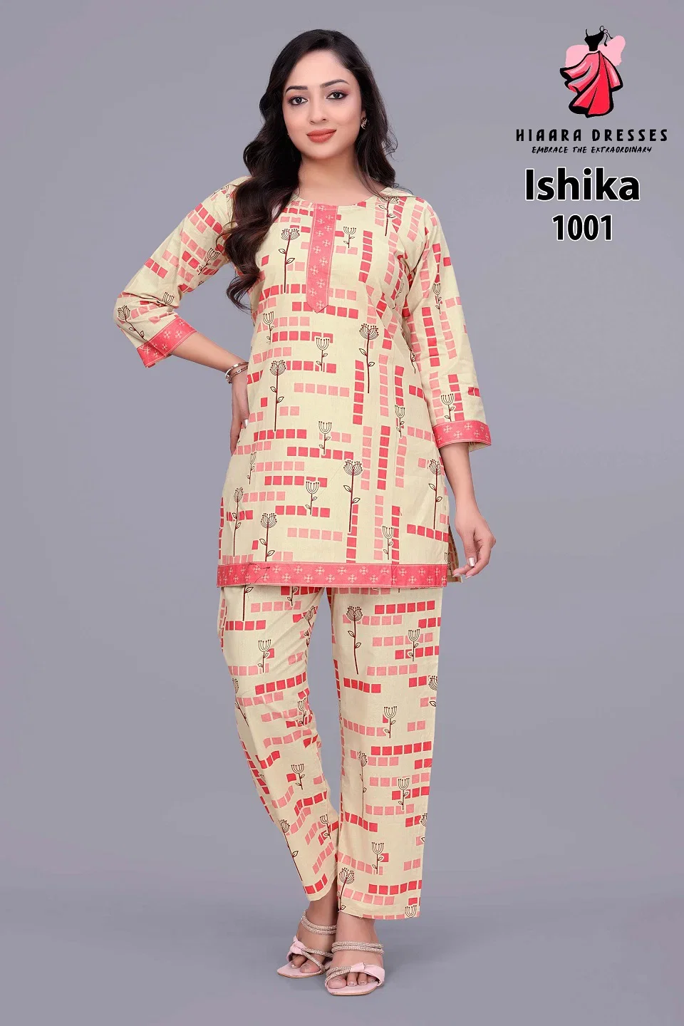 Hiaara Ishika Vol 1 Cotton Printed Fancy Co Ord Set Collection