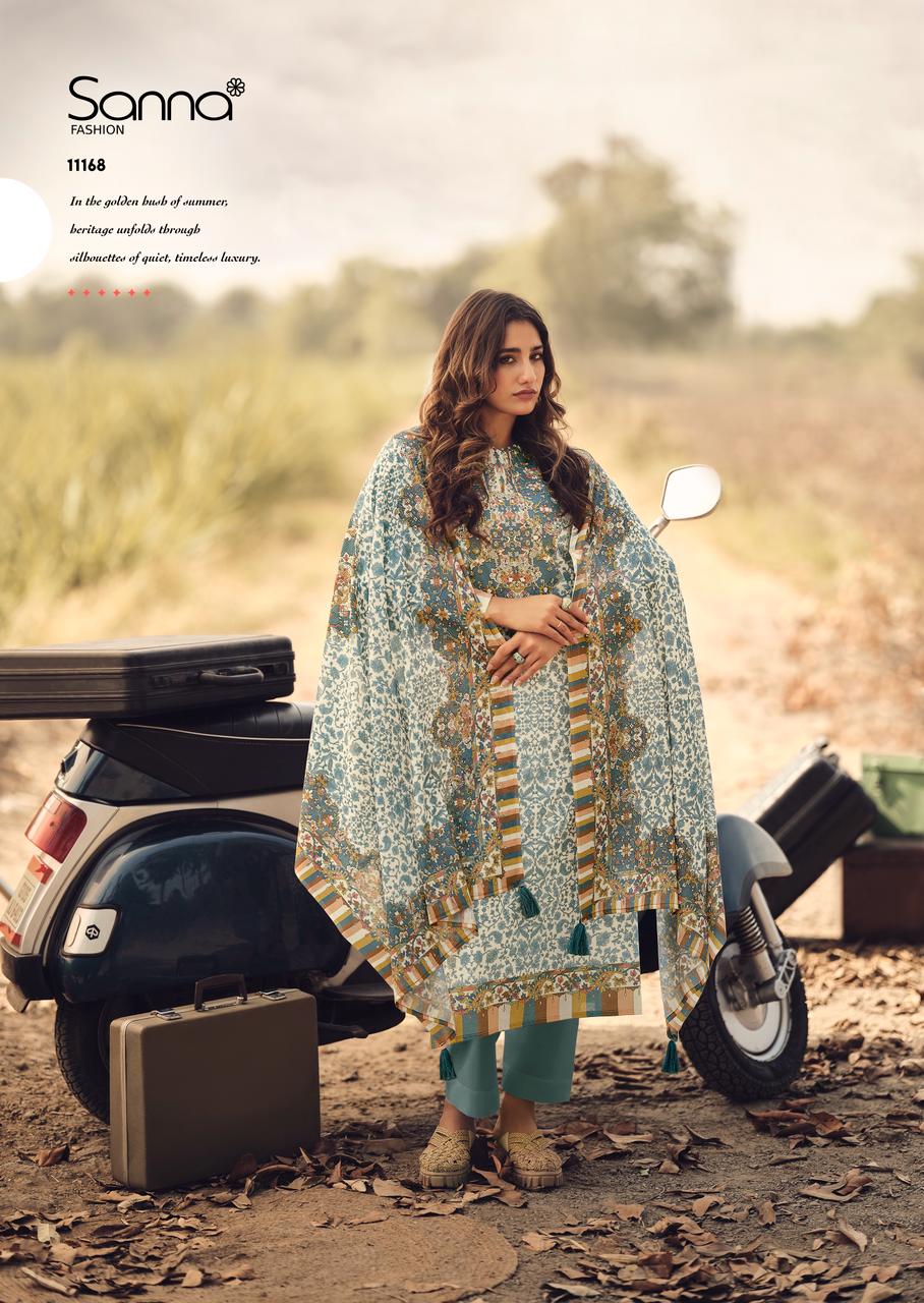 Sanna Veil Of Summer Milnaz Cotton Digital Printed Salwar Kameez