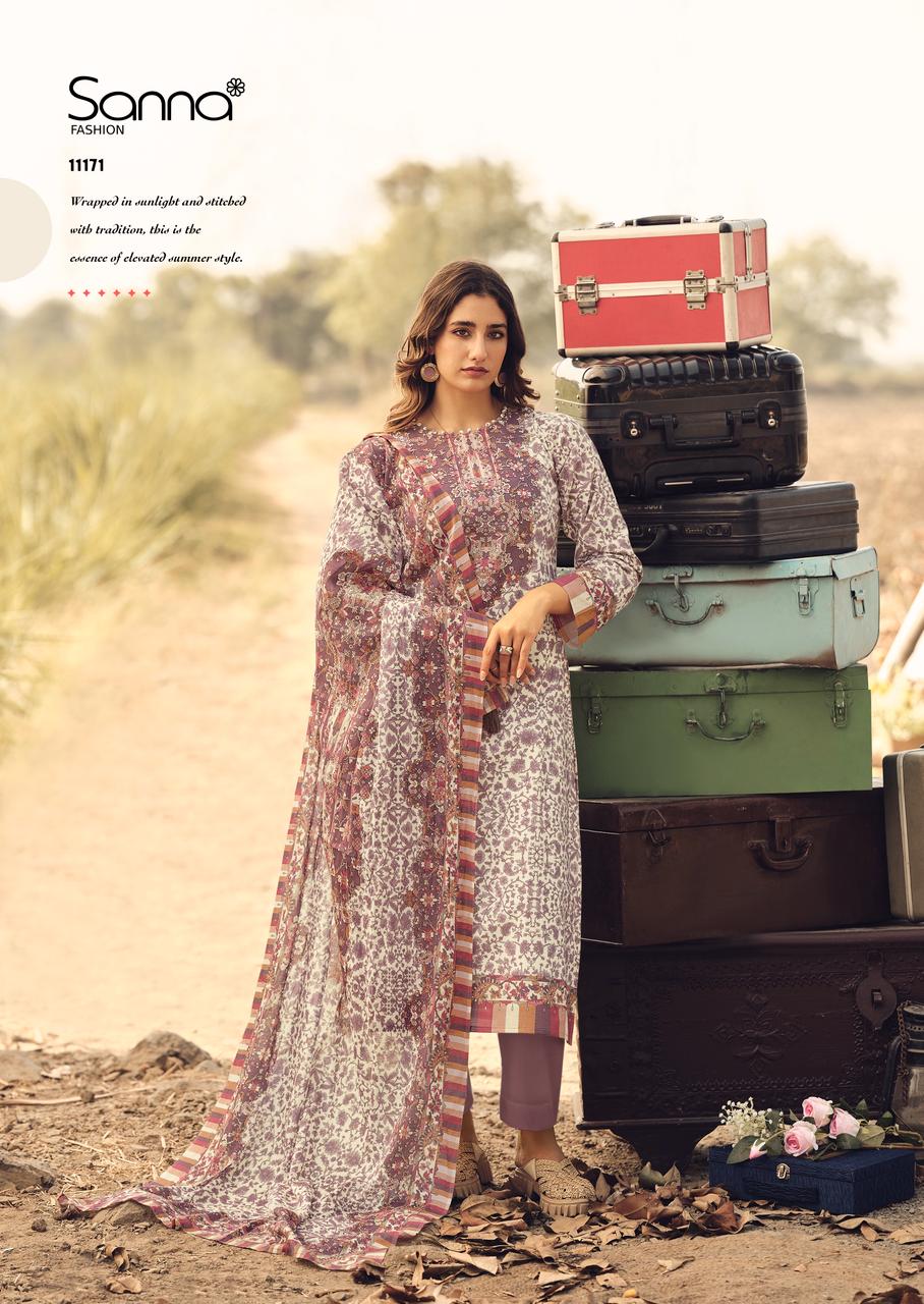 Sanna Veil Of Summer Milnaz Cotton Digital Printed Salwar Kameez