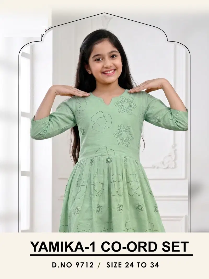 Yamika 9712 Vatican Fancy Kids Co Ord Set Collection