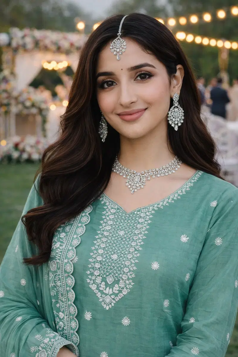 Mrudangi Keshvi Gold Crush Embroidered Salwar Kameez