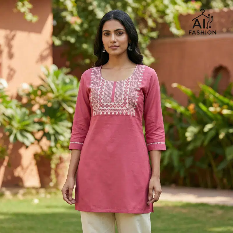 Charmi Vol 3 Rayon With Thread Worked Short Kurti
