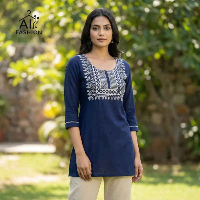 Charmi Vol 3 Rayon With Thread Worked Short Kurti