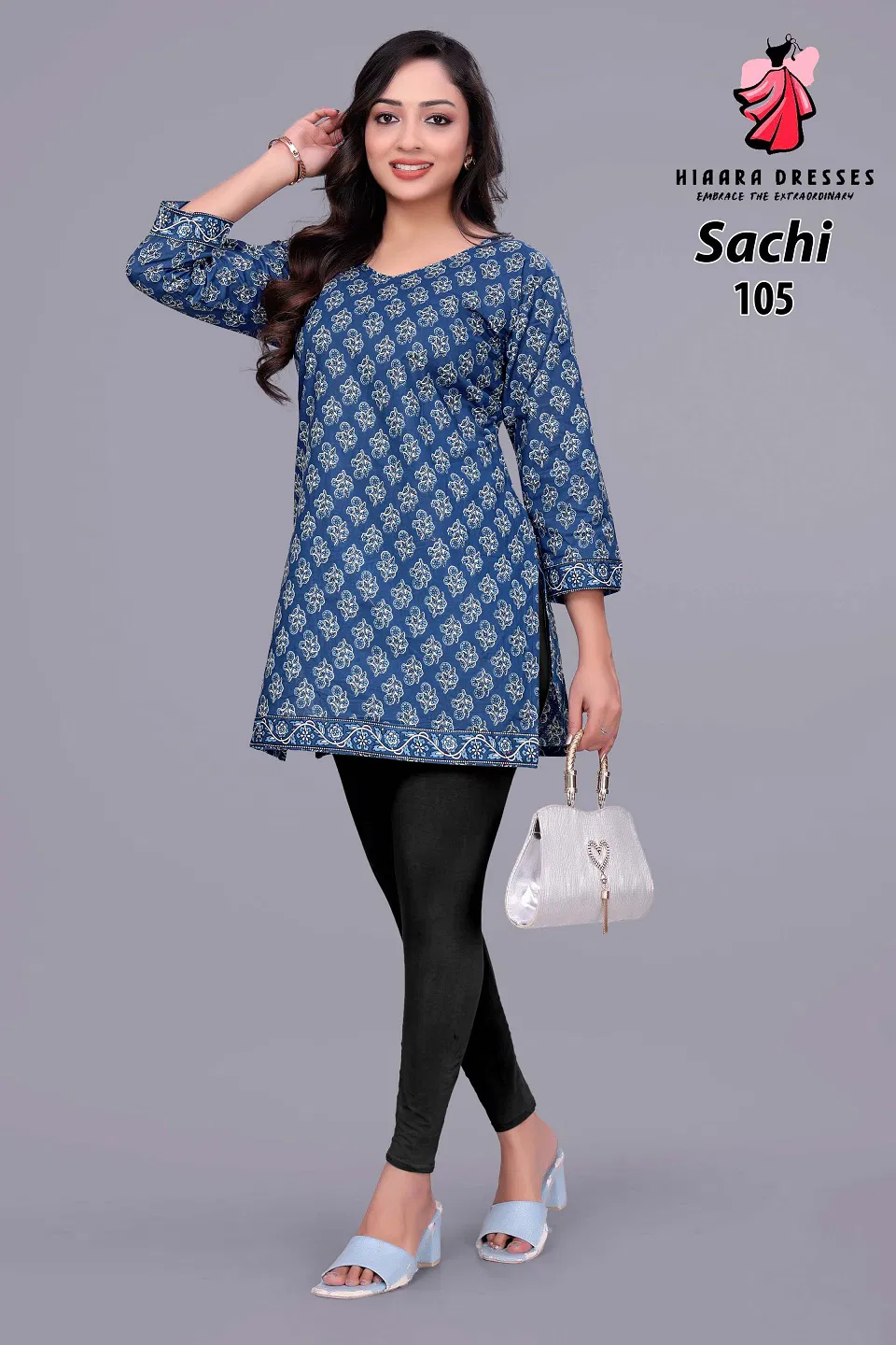 Hiaara Sachi Vol 1 Cotton Printed Short Top Collection