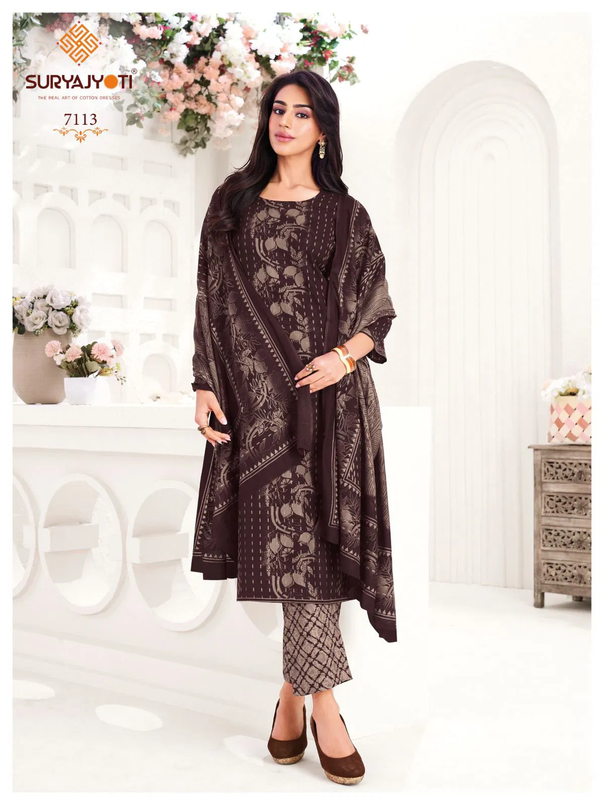 Suryajyoti Trendy Cotton Vol 71 Cotton Printed Fancy Dress Material Collection