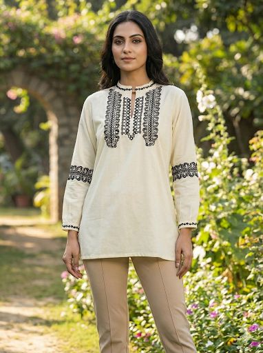 Charmi Short Top Vol 7 Rayon With Embroidered Short Top Collection