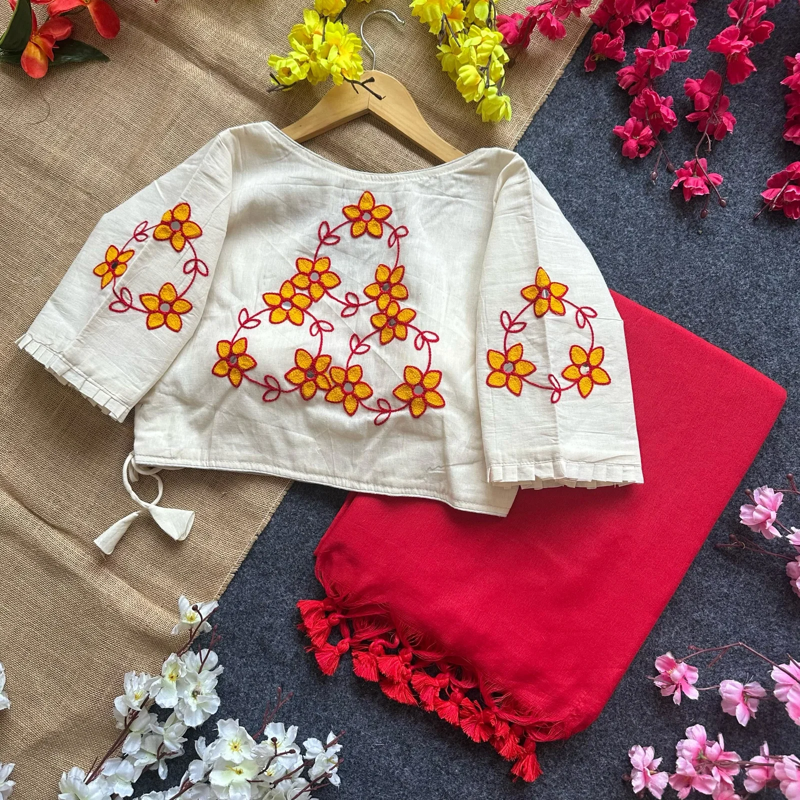 Lekha Pear Blouse Hk21 vol 1 Khadi cotton saree And Beautiful Havy Khadi Cotton Blouse