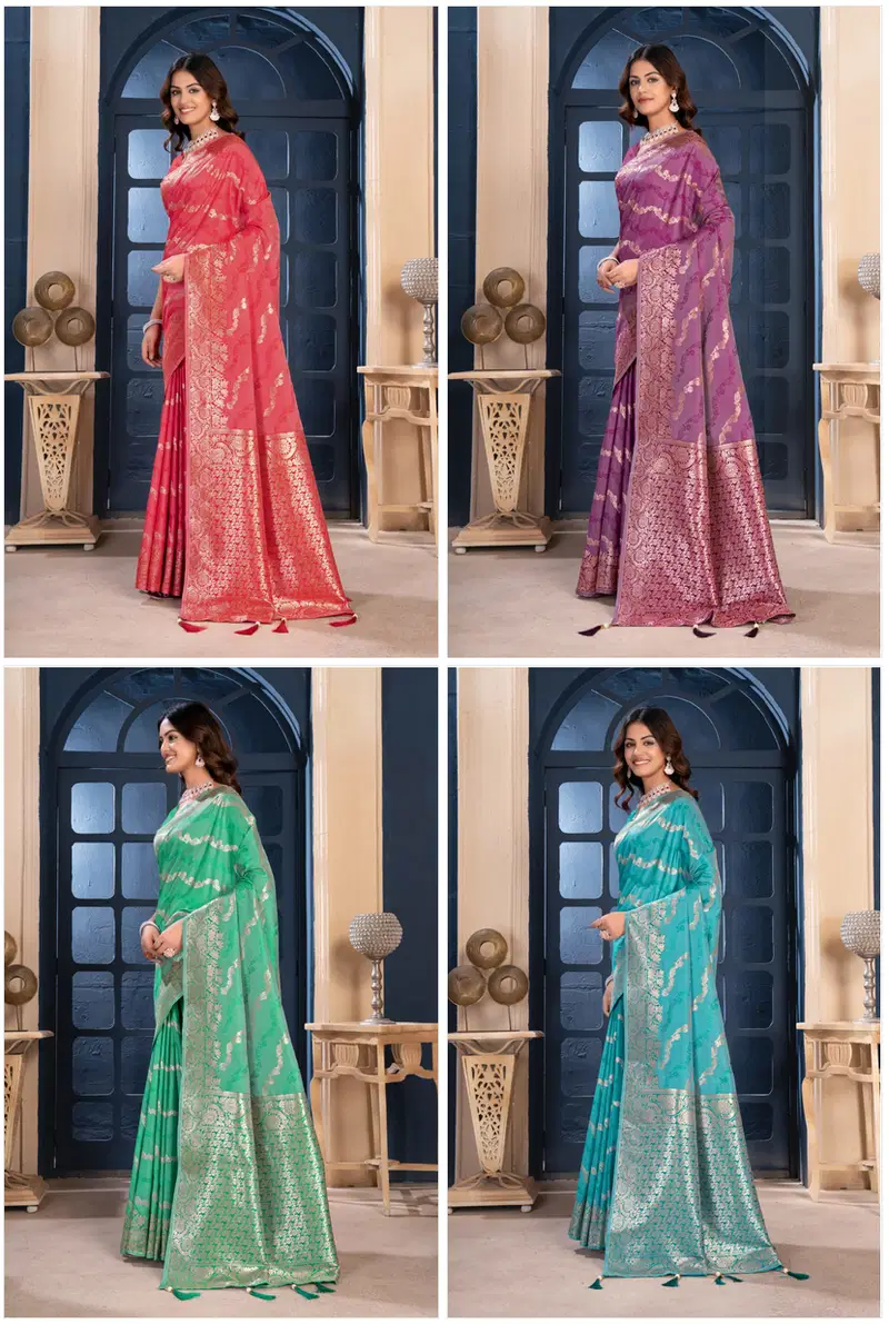 Sf Silk Vol 11 Banarasi Silk Jacquard Work Saree Collection