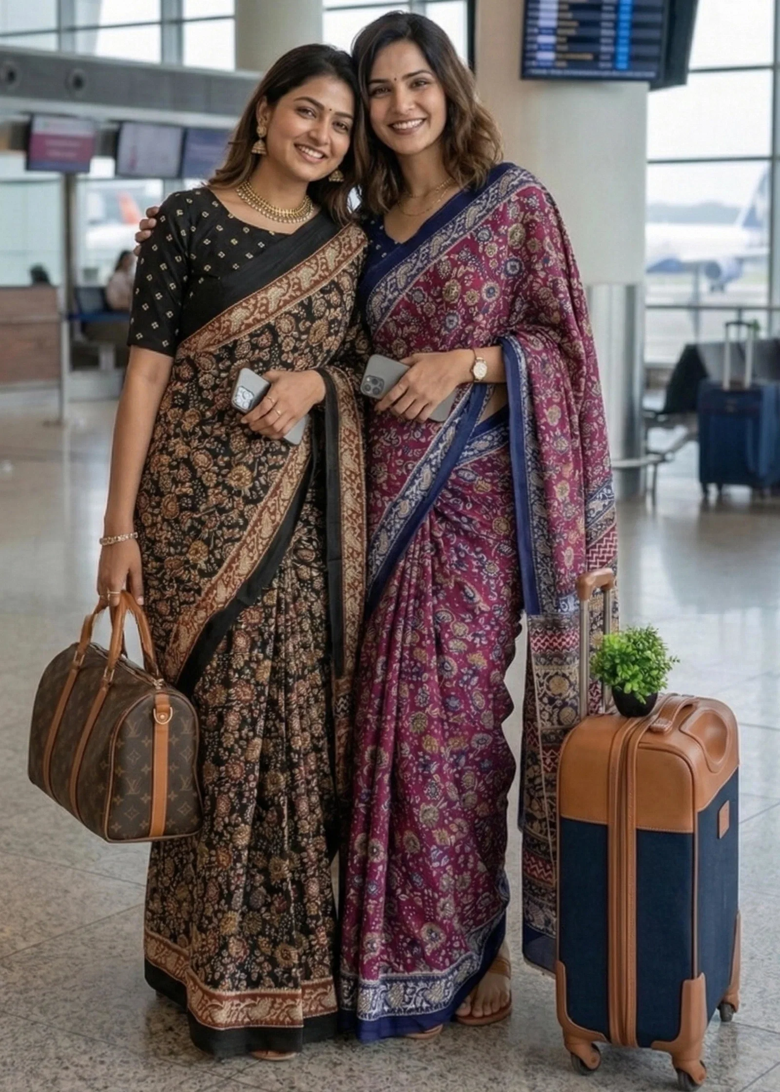 Sm Yami 34 Pure Mulmul cotton fabric Hand Block Print Sarees