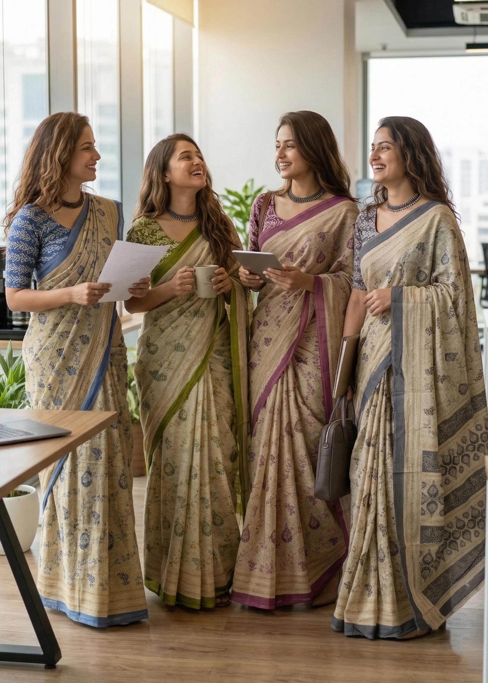Sm Yami 37 Pure Mulmul Cotton Ajrakh Printed Saree