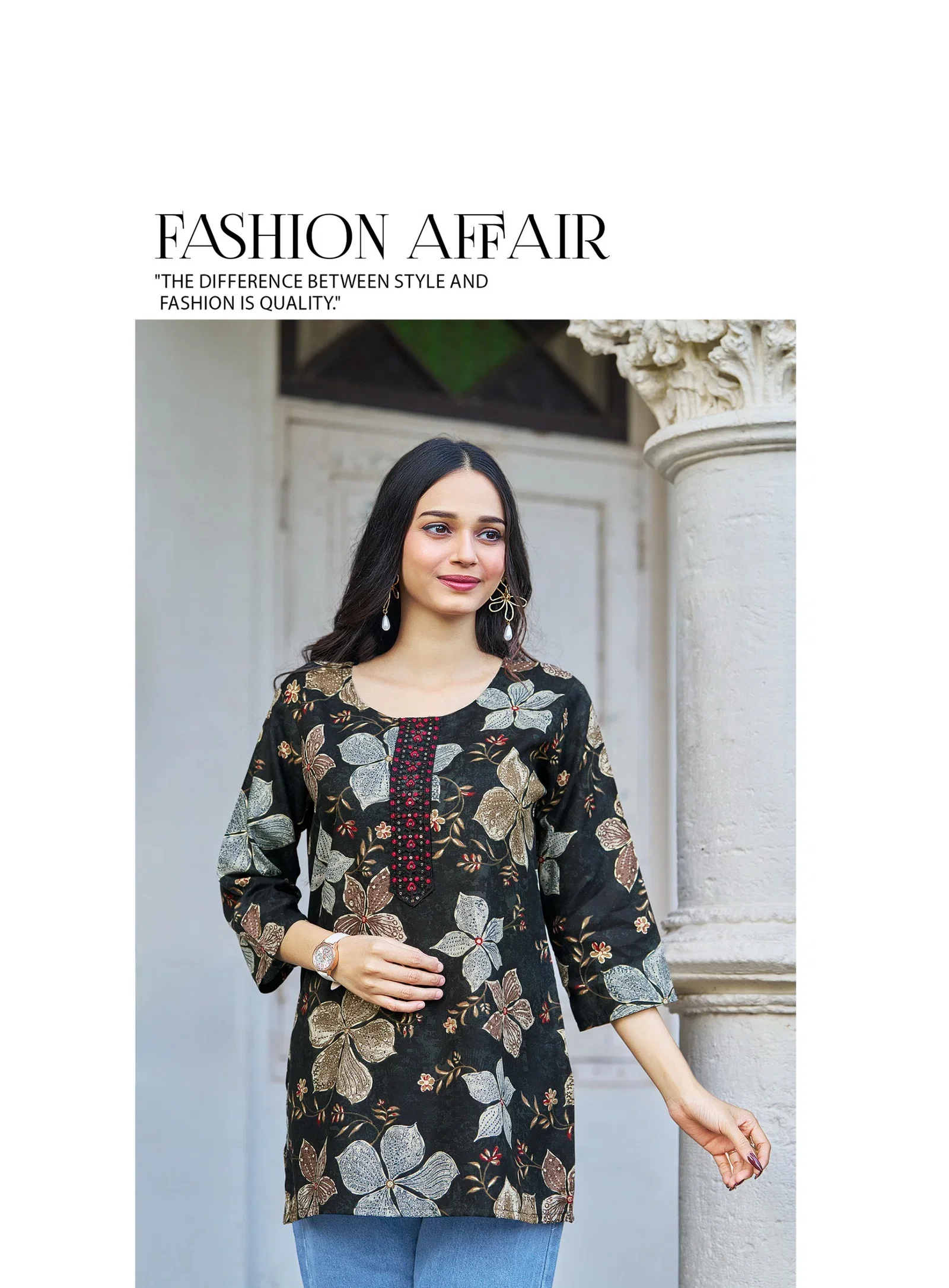 Radhika Evara Vol 1 Rayon Foil Printed Short Top Collection