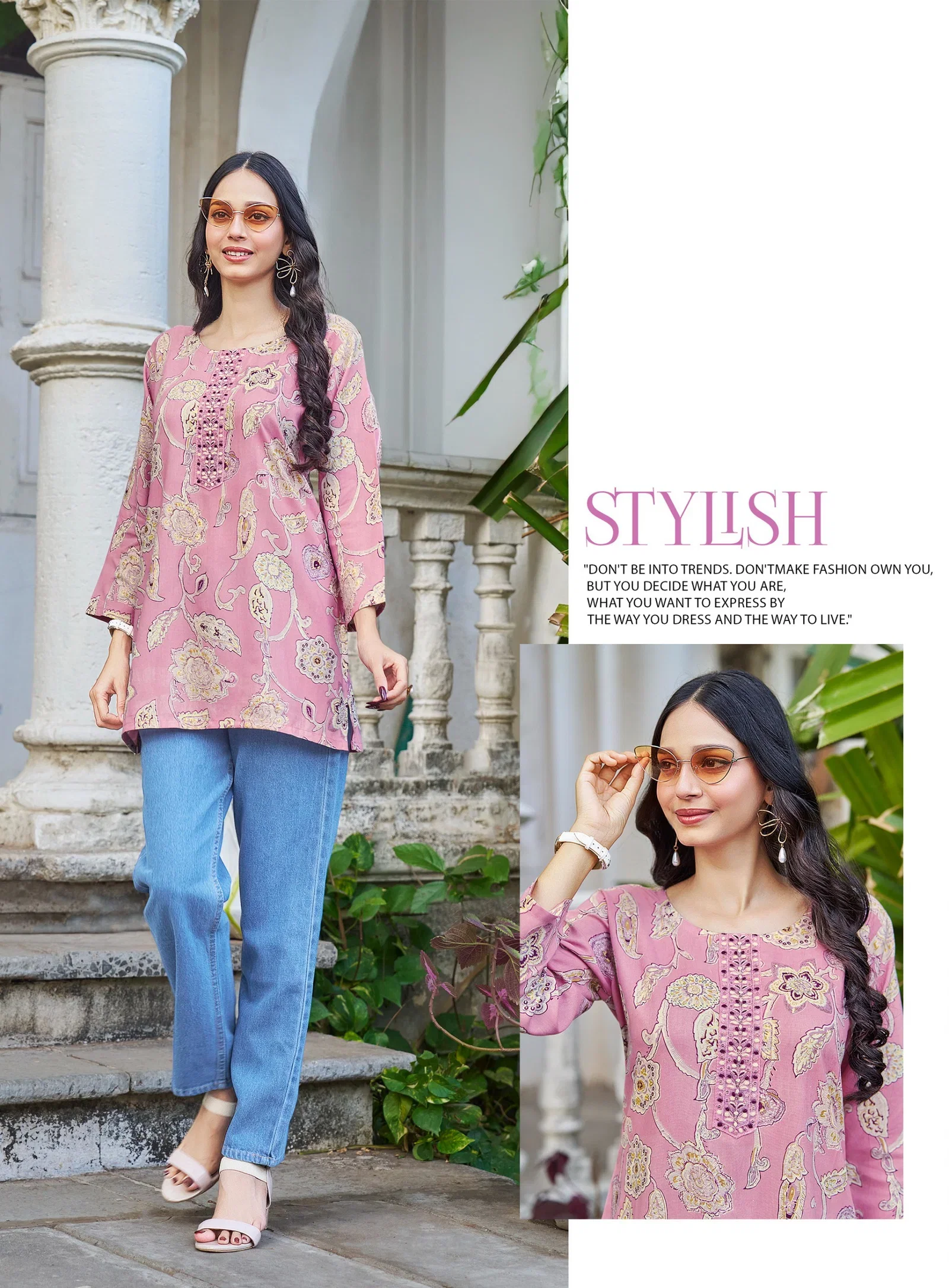Radhika Evara Vol 1 Rayon Foil Printed Short Top Collection