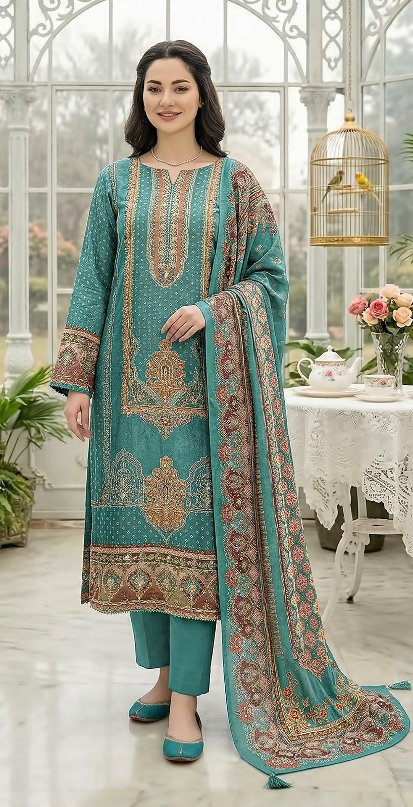Shree Kt 341 Viscose Maslin Digital Printed Salwar Kameez