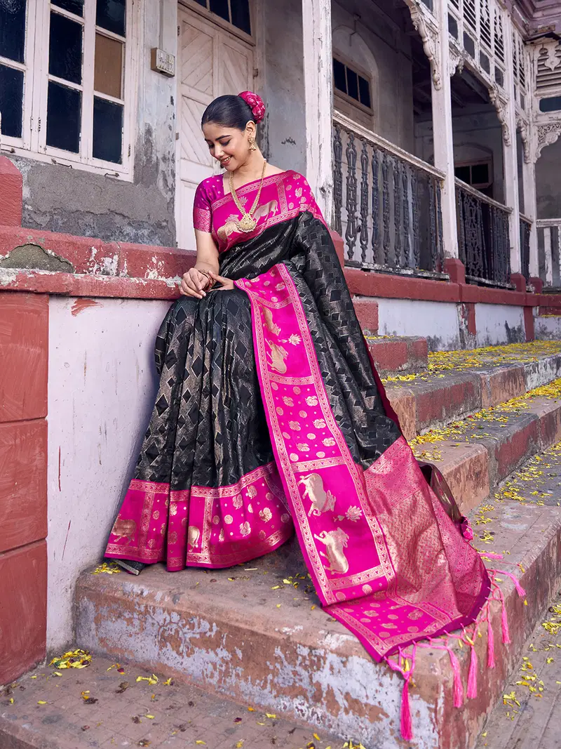 Ast Nandi Tarang Silk Soft Silk Wedding Wear Saree Collection
