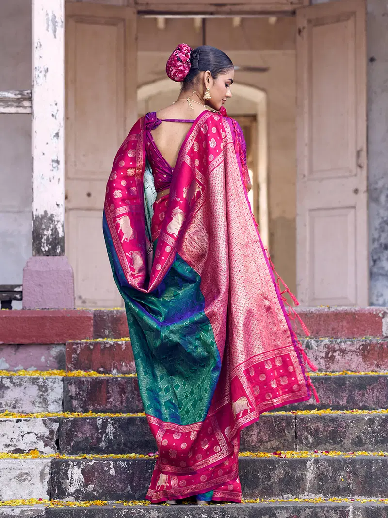Ast Nandi Tarang Silk Soft Silk Wedding Wear Saree Collection