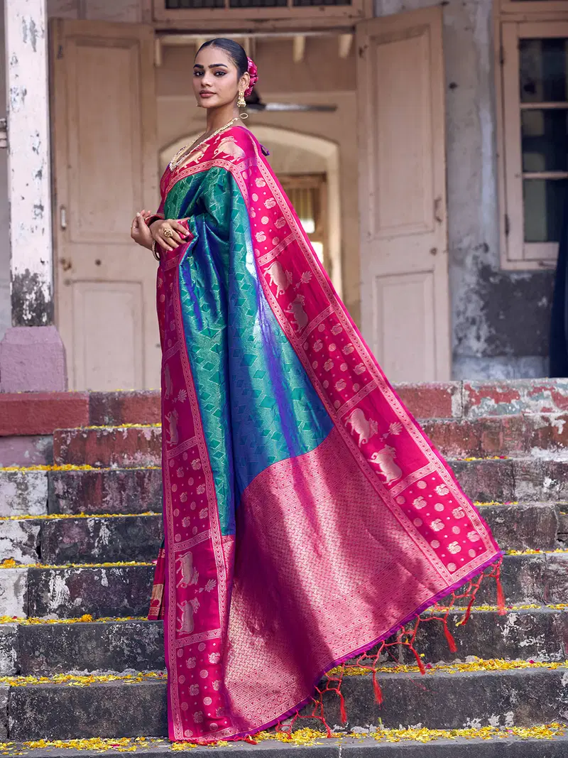 Ast Nandi Tarang Silk Soft Silk Wedding Wear Saree Collection