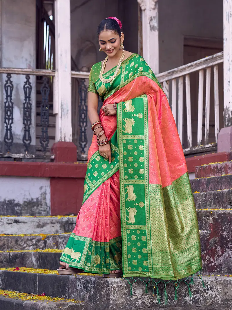 Ast Nandi Tarang Silk Soft Silk Wedding Wear Saree Collection