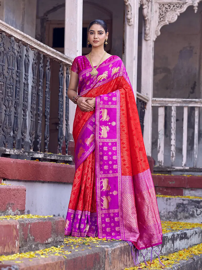 Ast Nandi Tarang Silk Soft Silk Wedding Wear Saree Collection