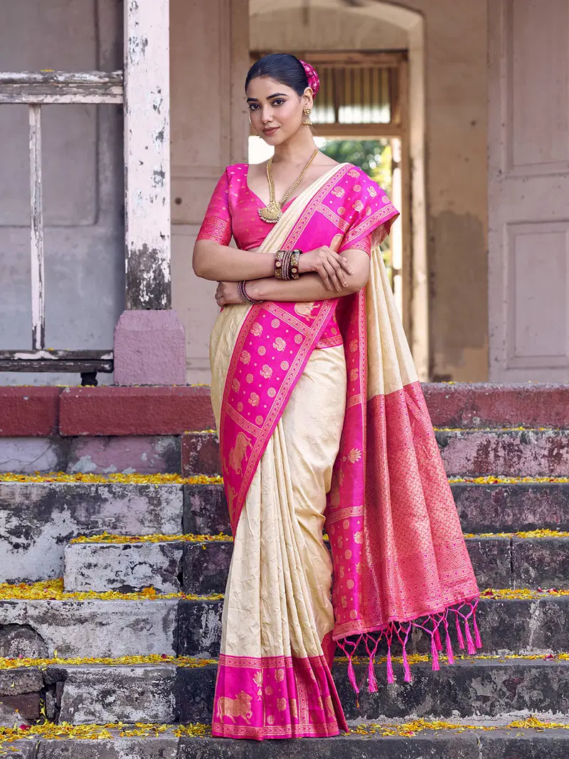 Ast Nandi Tarang Silk Soft Silk Wedding Wear Saree Collection