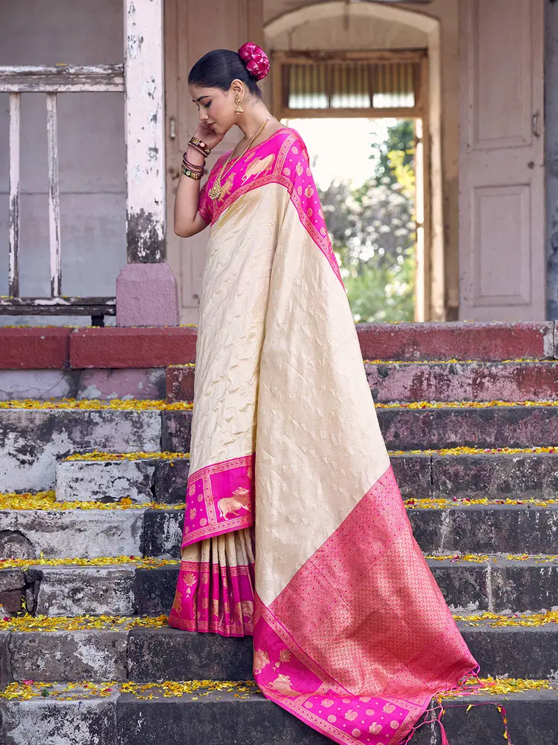 Ast Nandi Tarang Silk Soft Silk Wedding Wear Saree Collection