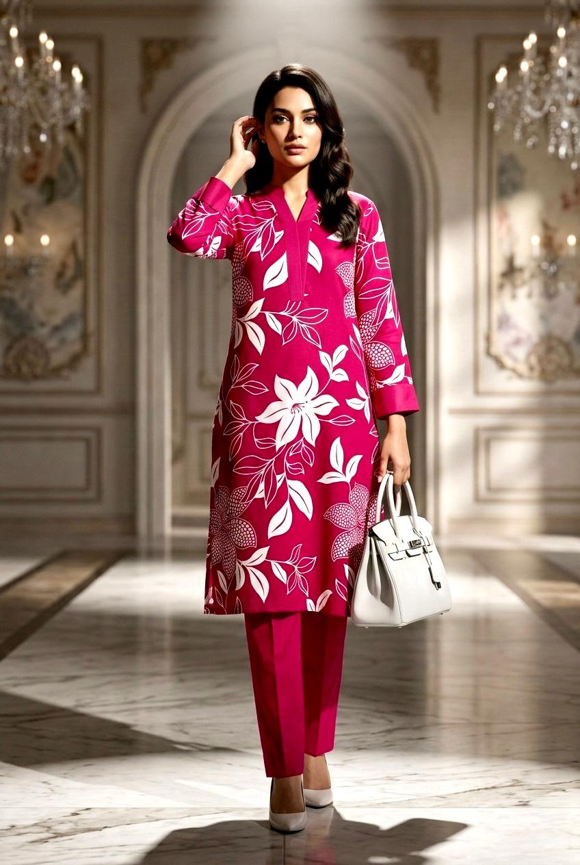 Lekha KL 5036 Cotton Printed Kurti With Bottom