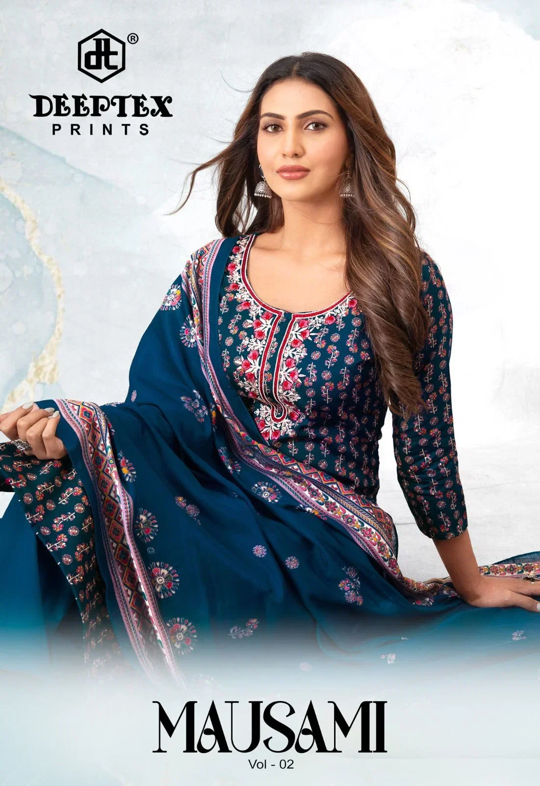Deeptex Mausami Vol 2 Jam Satin Fancy Dress Material Collection
