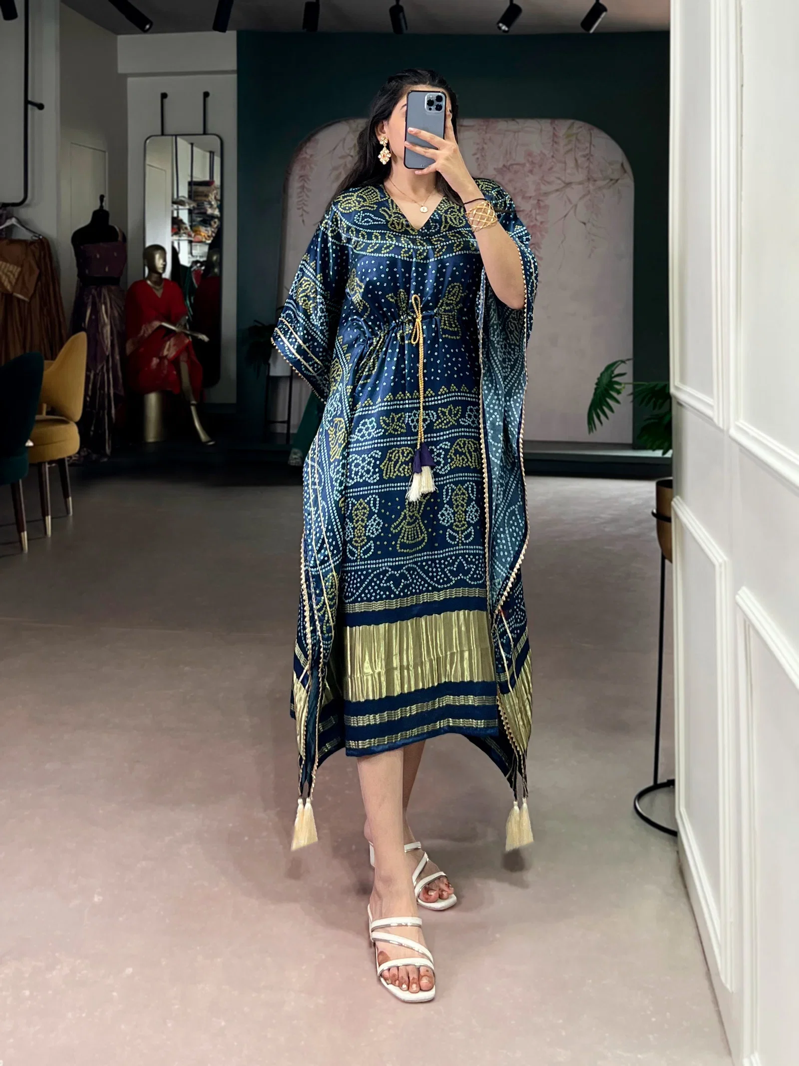 Taraa L 3001 Pure Gaji Silk Digital Printed Kaftan Collection