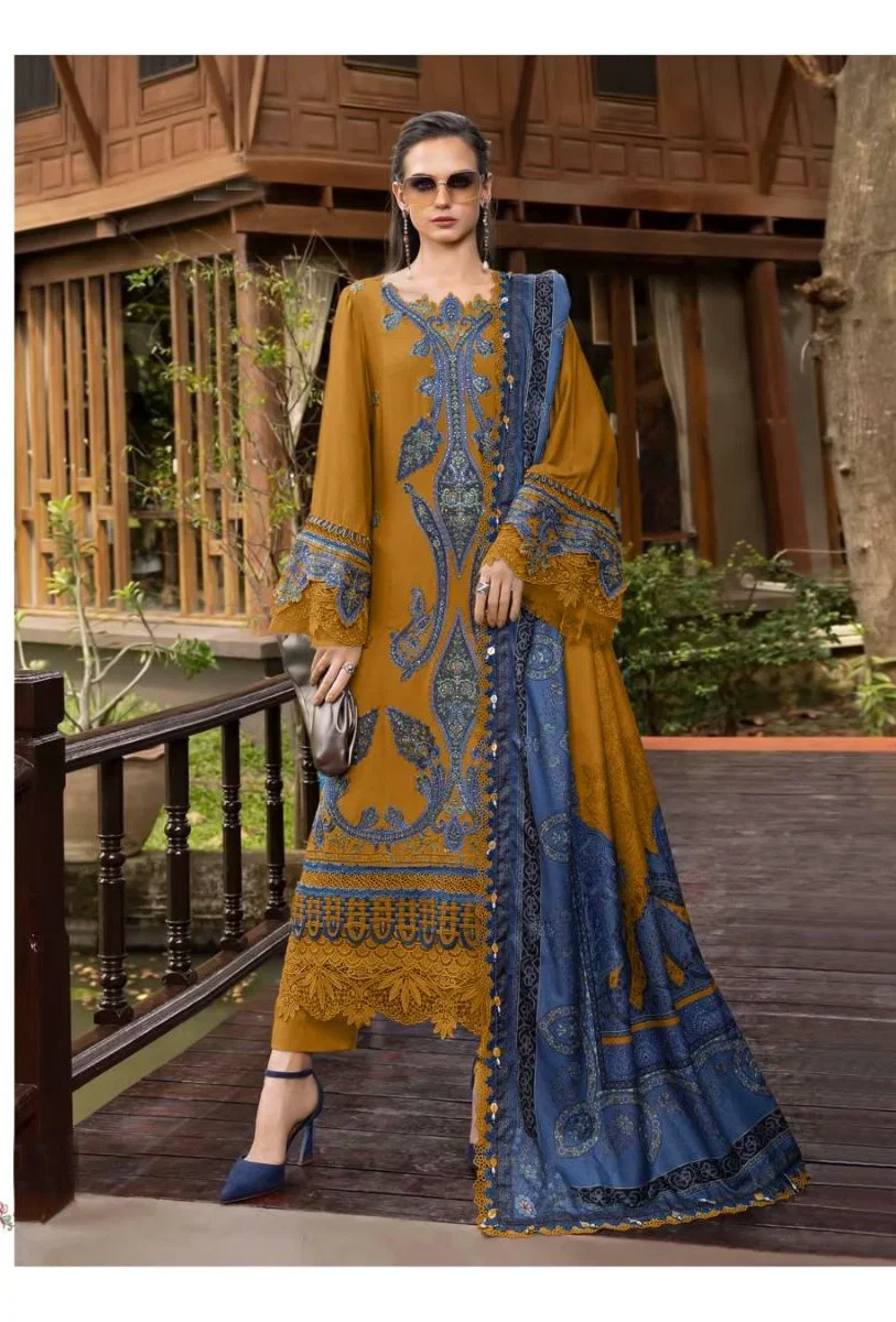 Saniya 7172 Rayon Cotton Embroidered Salwar Kameez