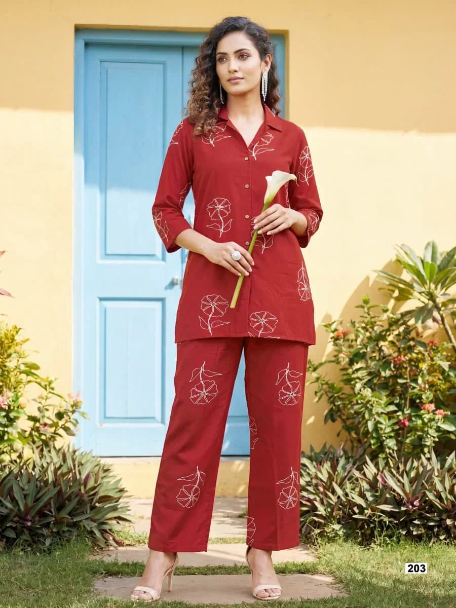 Tips And Tops Princess Vol 2 Rayon Printed Co Ord Set Collection