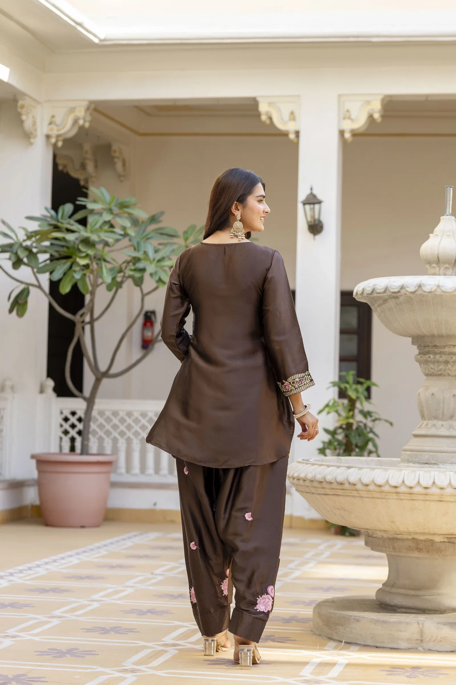 Aralina 01 Japan Satin Embroidery Farshi Salwar Suit Collection