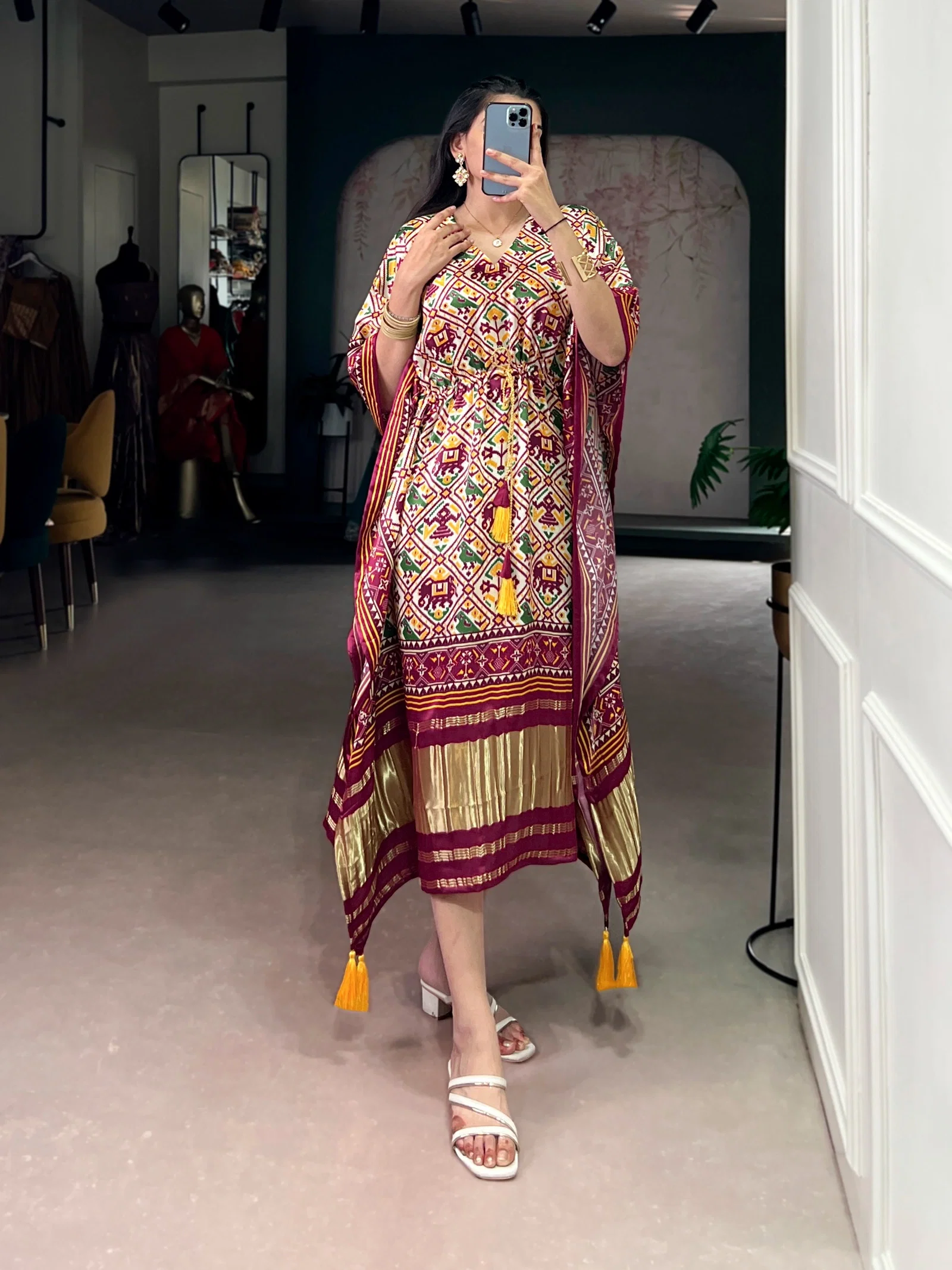 Lekha YF 3001 Pure Gaji Silk Digital Printed Kaftan Collection