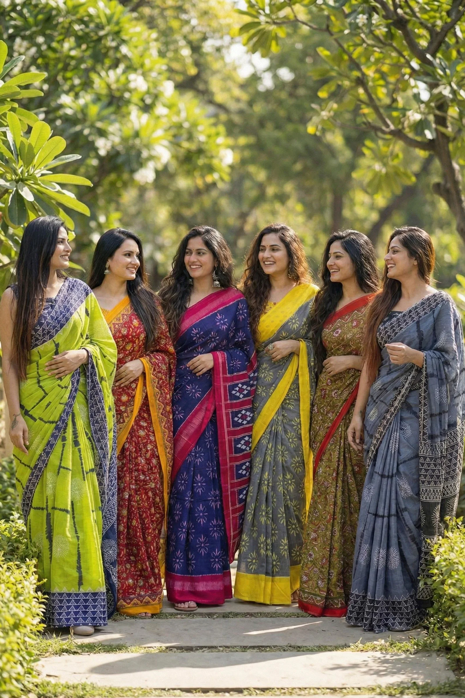 Sm Yami 41 Soft Pure Cotton Jaipur block Print Saree