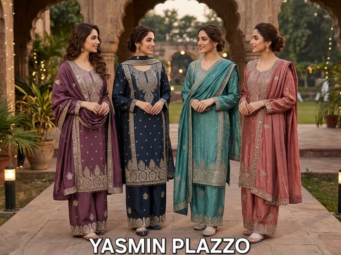 FM Yasmin Plazzo Premium Airtex Chinon Pakistani Readymade