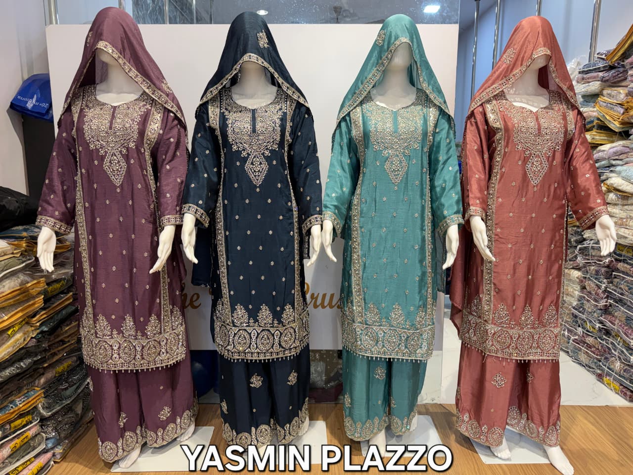 FM Yasmin Plazzo Premium Airtex Chinon Pakistani Readymade