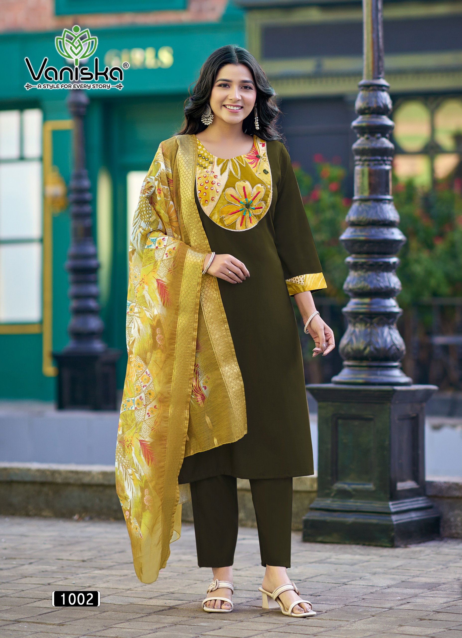 Vaniska Fashion Kasturi Vol 1 Vetican Silk Kurti Bottom With Dupatta