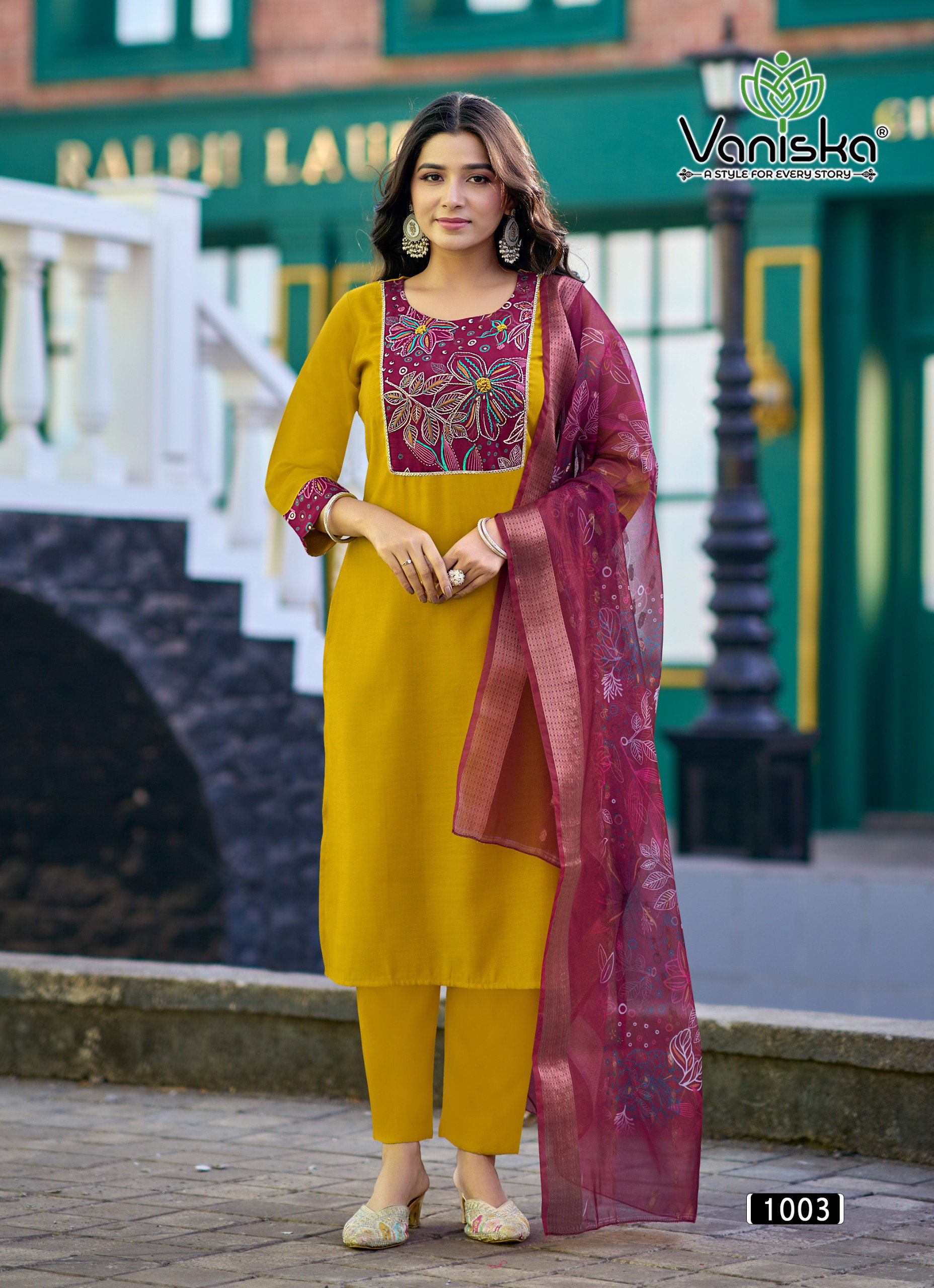 Vaniska Fashion Kasturi Vol 1 Vetican Silk Kurti Bottom With Dupatta