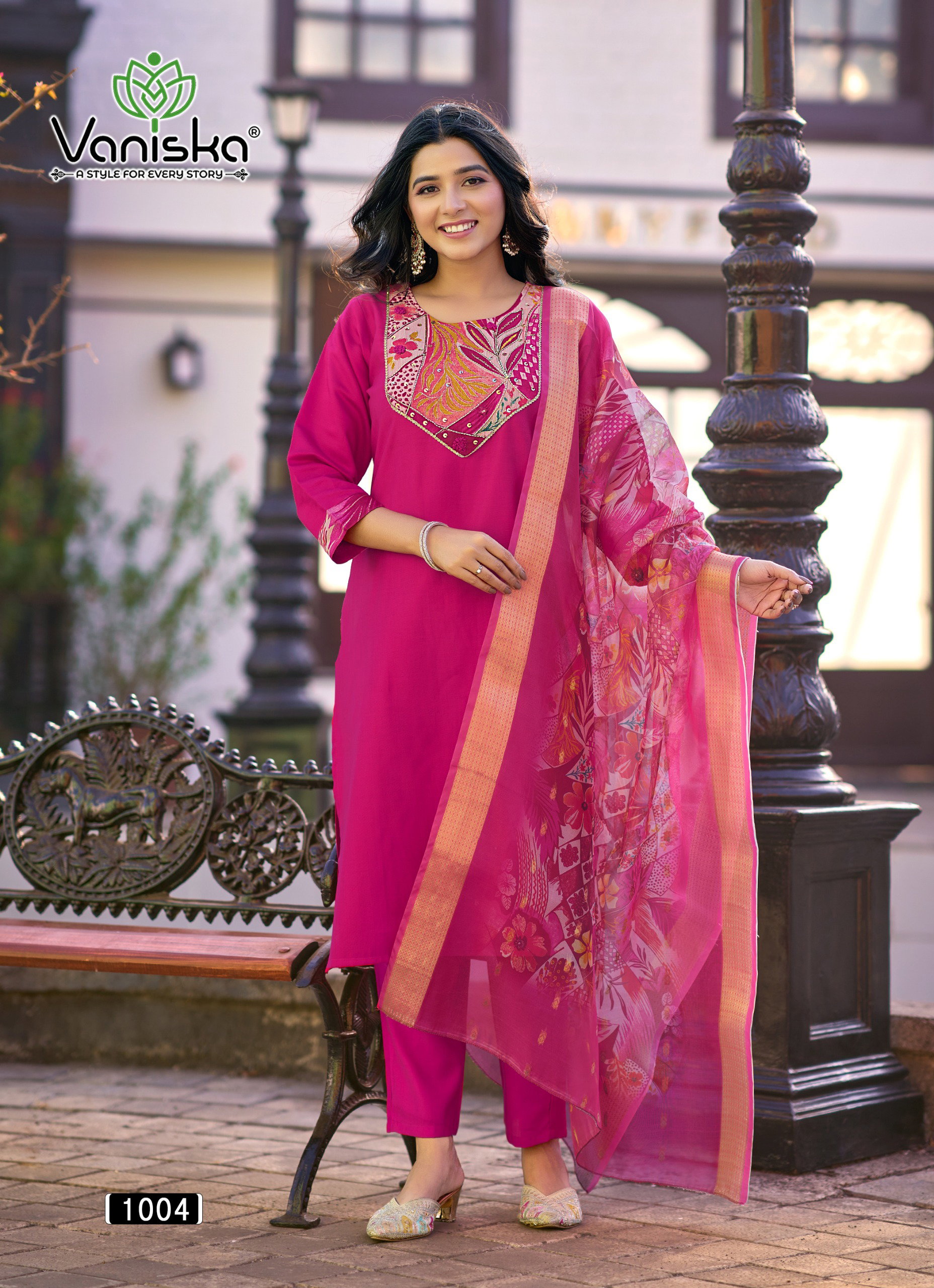 Vaniska Fashion Kasturi Vol 1 Vetican Silk Kurti Bottom With Dupatta