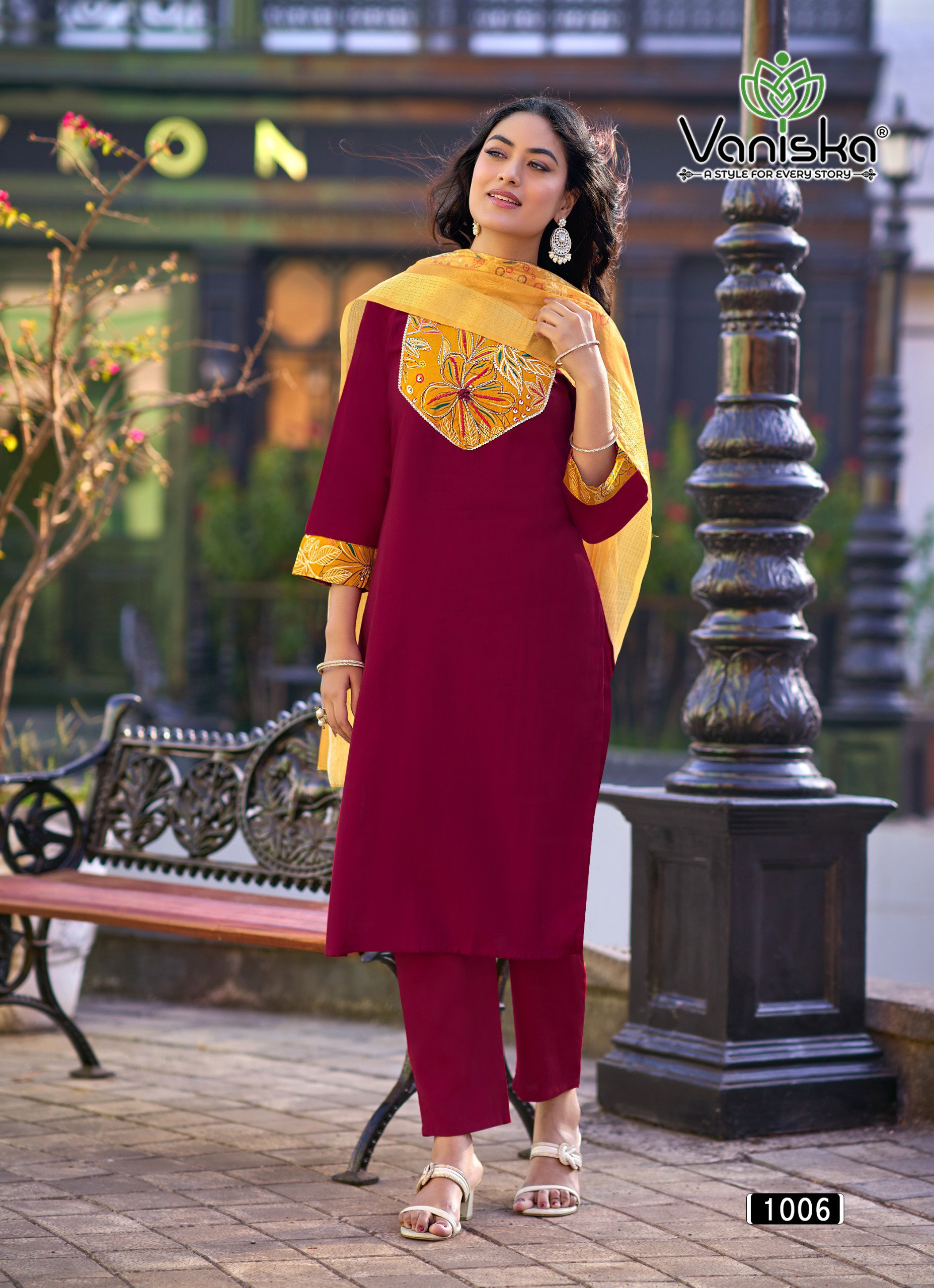 Vaniska Fashion Kasturi Vol 1 Vetican Silk Kurti Bottom With Dupatta