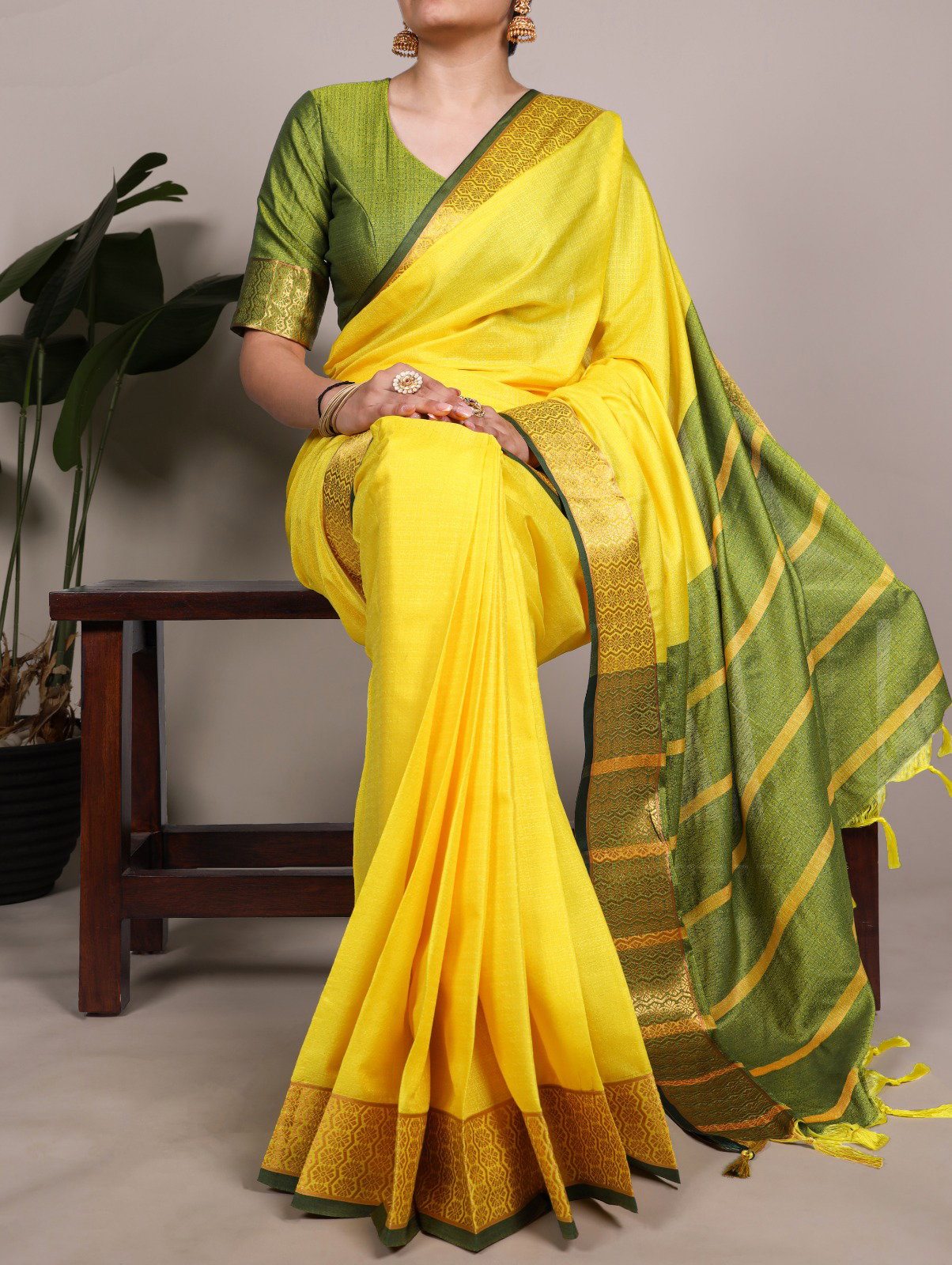 Lekha YF 7408 Poly Cotton Zari Weaving Saree Collection