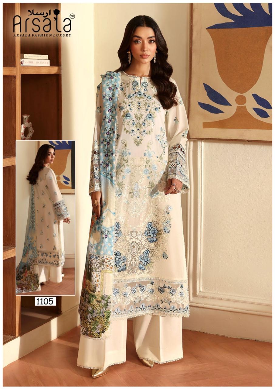 Arsala Amira Vol 11 Lawn Cotton Printed Karachi Dress Material