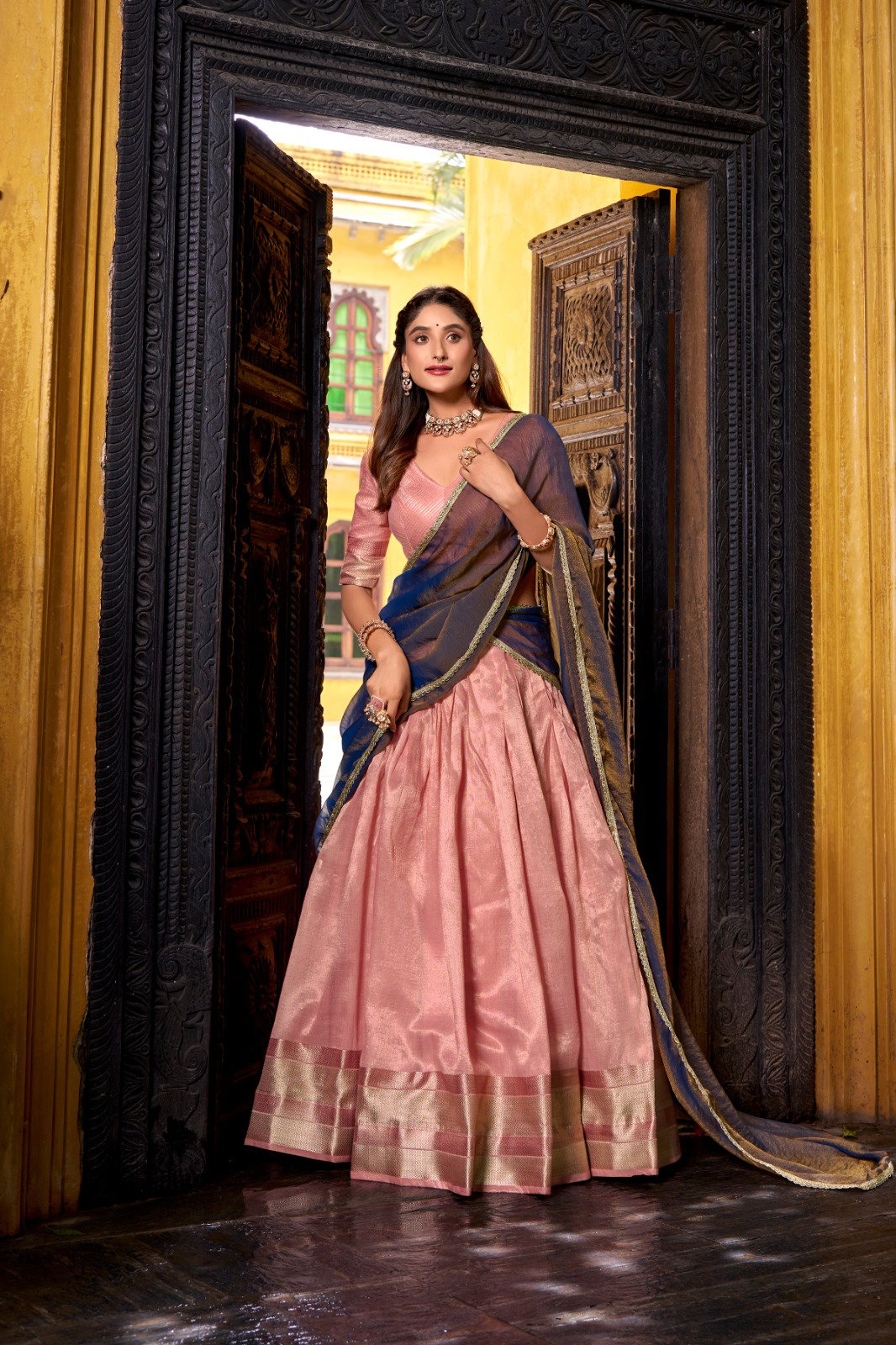 Lekha YF 2025 Dupion Silk Zari Weaving Work Lehenga Choli Collection