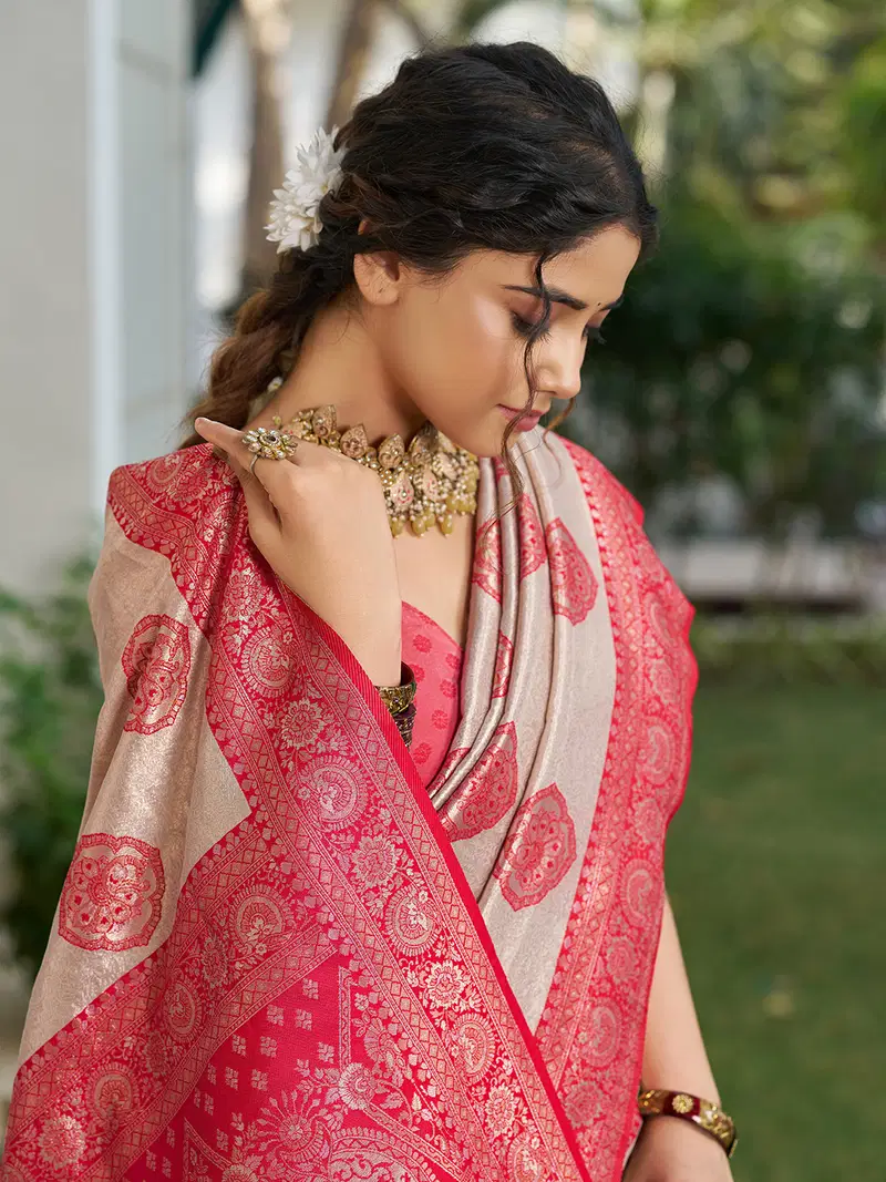 Ast Kundan Silk Soft Silk Blend Party Wear Saree Collection
