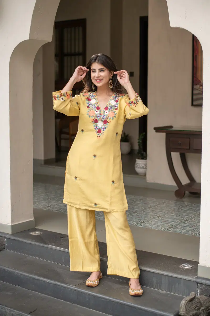 Dhupallavi Vol 1 French Crepe Co Ord Set Collection